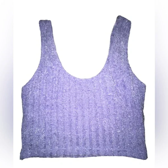 Y2K Inspired Fuzzy Butterfly Tank Small New - Picture 2 of 4